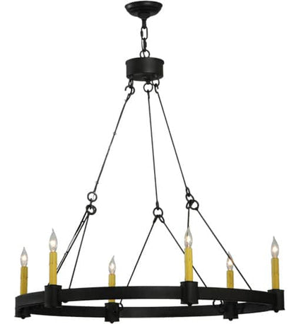 Kenosha 6 Light 36" Wide Taper Candle Style Chandelier