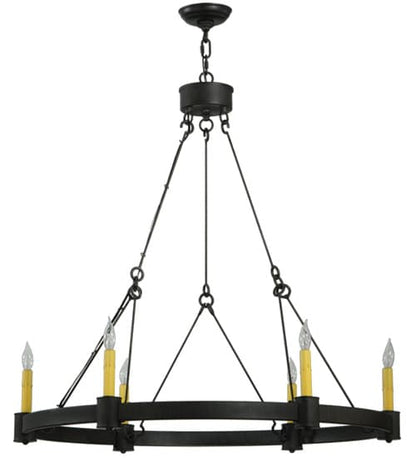 Kenosha 6 Light 36" Wide Taper Candle Style Chandelier
