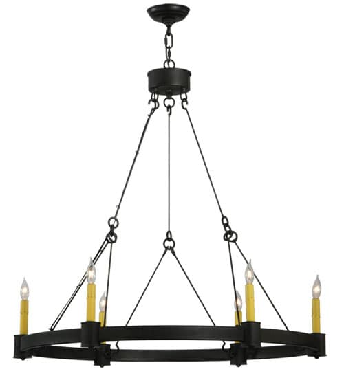 Kenosha 6 Light 36" Wide Taper Candle Style Chandelier
