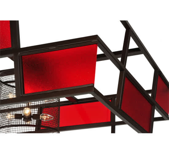 Tavern 8 Light 85" Wide Semi-Flush Ceiling Fixture