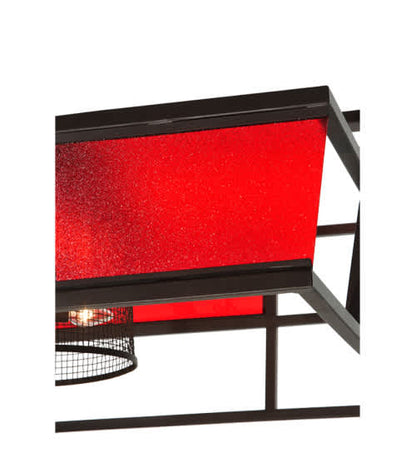 Tavern 8 Light 85" Wide Semi-Flush Ceiling Fixture