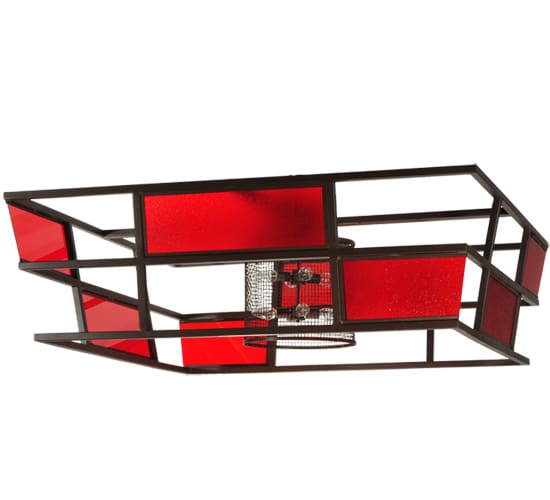 Tavern 8 Light 85" Wide Semi-Flush Ceiling Fixture