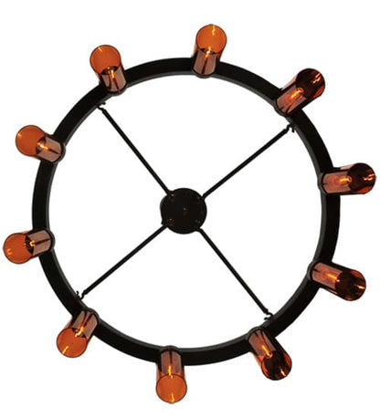 Clark 10 Light 48" Wide Semi-Flush Ceiling Fixture