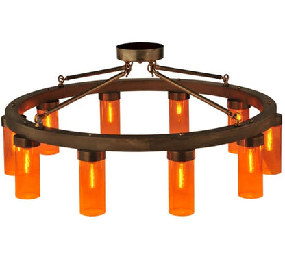 Clark 10 Light 48" Wide Semi-Flush Ceiling Fixture