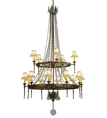 Amaury 15 Light 55" Wide Chandelier