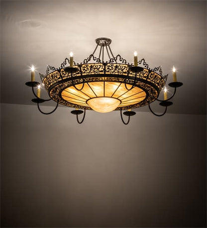 Stanley 8 Light 46" Wide Semi-Flush Ceiling Fixture