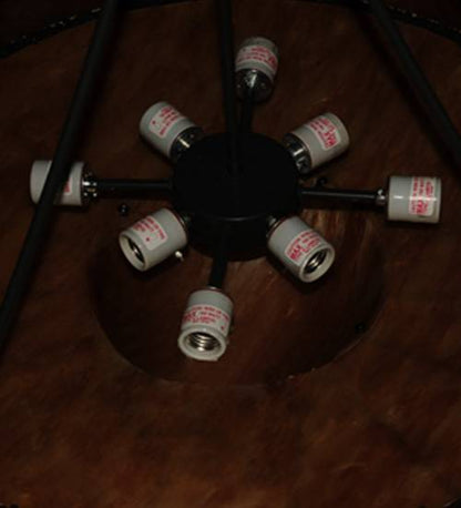 Stanley 8 Light 46" Wide Semi-Flush Ceiling Fixture