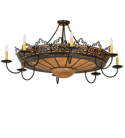 Stanley 8 Light 46" Wide Semi-Flush Ceiling Fixture