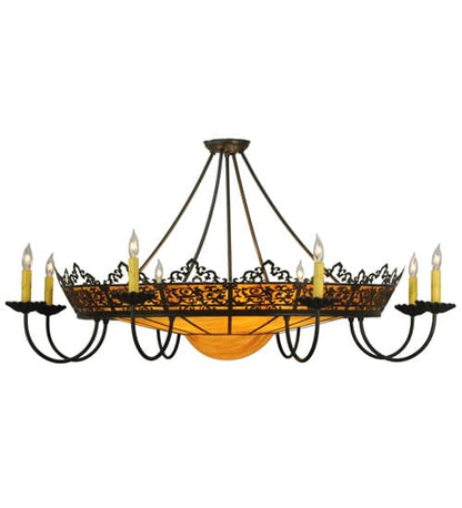 Stanley 8 Light 46" Wide Semi-Flush Ceiling Fixture