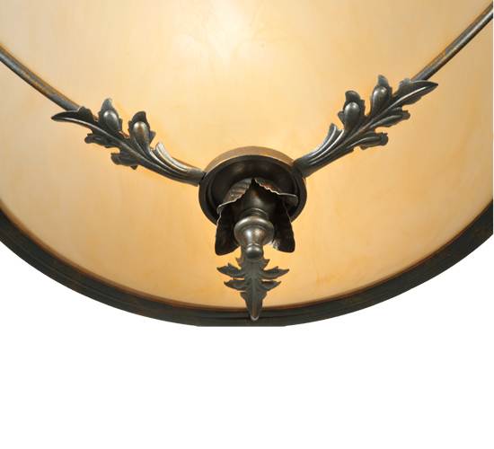 Hoja 2 Light 15" Wide Semi-Flush Bowl Ceiling Fixture