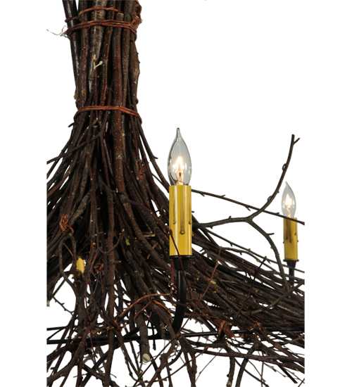 Twigs 6 Light 48" Wide Taper Candle Style Chandelier