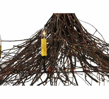 Twigs 4 Light 48" Wide Taper Candle Style Chandelier