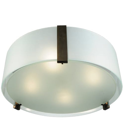 Cilindro Bartel 4 Light 18" Wide Semi-Flush Drum Ceiling Fixture
