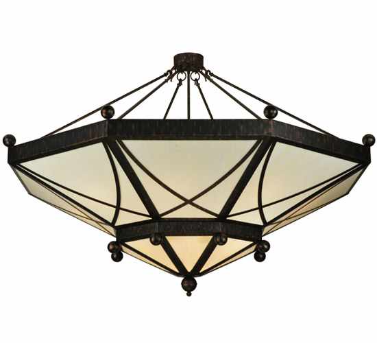 Grenoble 15 Light 74" Wide Semi-Flush Ceiling Fixture