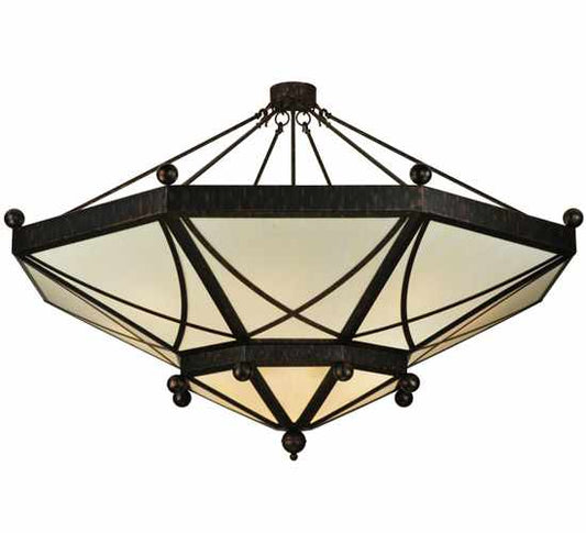 Grenoble 15 Light 74" Wide Semi-Flush Ceiling Fixture