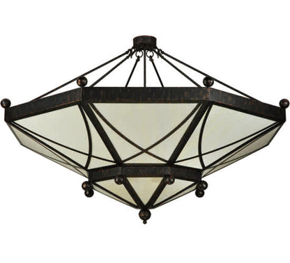 Grenoble 15 Light 74" Wide Semi-Flush Ceiling Fixture