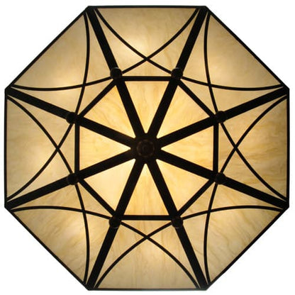 Grenoble 15 Light 74" Wide Semi-Flush Ceiling Fixture