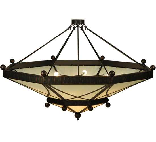 Grenoble 15 Light 74" Wide Semi-Flush Ceiling Fixture