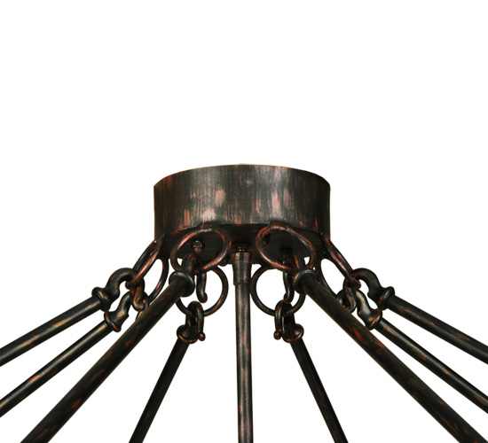 Grenoble 15 Light 74" Wide Semi-Flush Ceiling Fixture