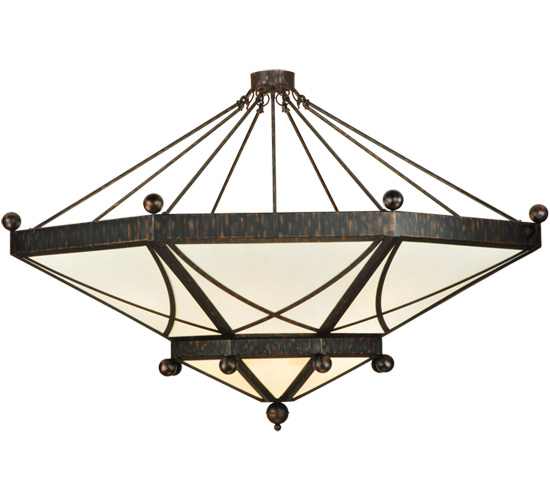 Grenoble 15 Light 74" Wide Semi-Flush Ceiling Fixture