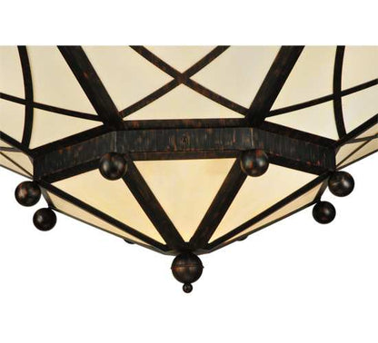 Grenoble 15 Light 74" Wide Semi-Flush Ceiling Fixture