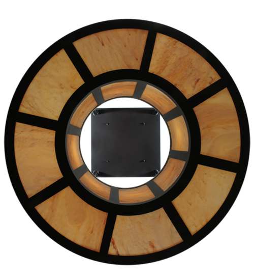 Cilindro Vicksburg 8 Light 48" Wide Semi-Flush Drum Ceiling Fixture - Oil Rubbed Bronze Finish