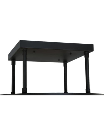 Cilindro Vicksburg 8 Light 48" Wide Semi-Flush Drum Ceiling Fixture - Oil Rubbed Bronze Finish