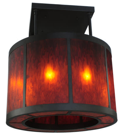 Cilindro Vicksburg 8 Light 36" Wide Semi-Flush Drum Ceiling Fixture
