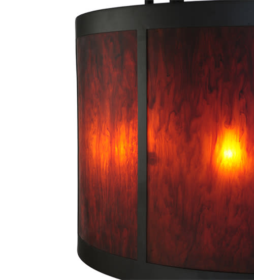 Cilindro Vicksburg 8 Light 36" Wide Semi-Flush Drum Ceiling Fixture