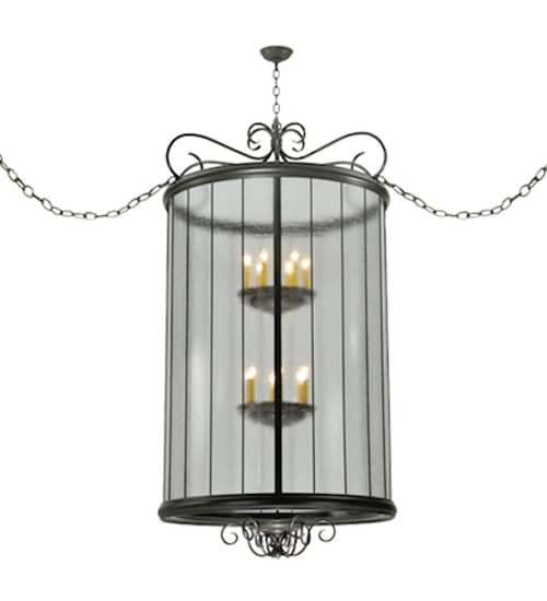 Brio 12 Light 36" Wide Taper Candle Pendant