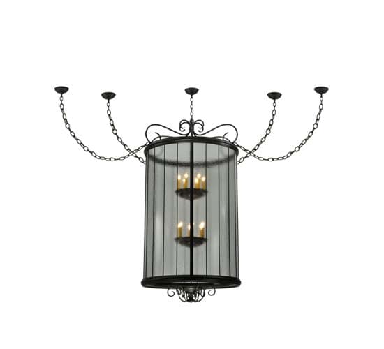 Brio 12 Light 36" Wide Taper Candle Pendant