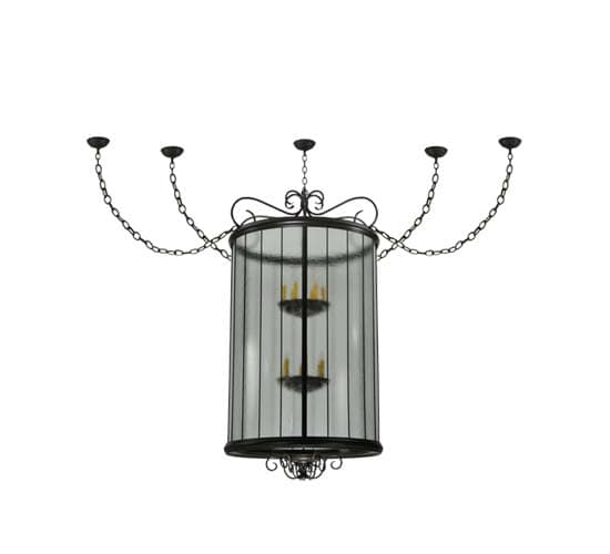 Brio 12 Light 36" Wide Taper Candle Pendant