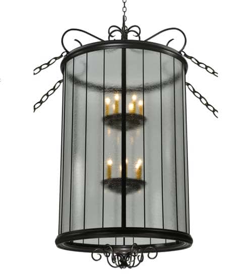 Brio 12 Light 36" Wide Taper Candle Pendant