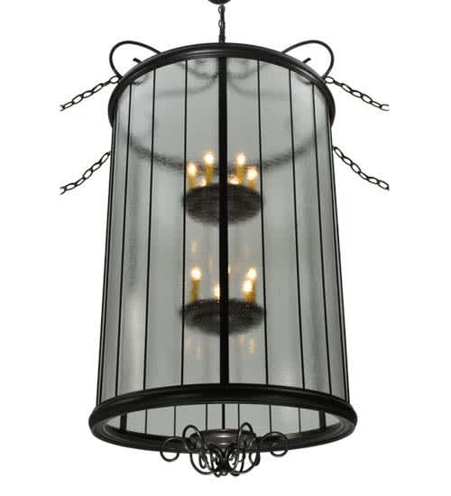 Brio 12 Light 36" Wide Taper Candle Pendant