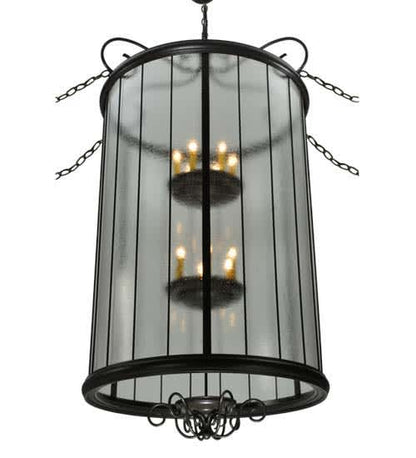Brio 12 Light 36" Wide Taper Candle Pendant