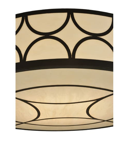 Revival Deco Cilindro 8 Light 48" Wide Flush Mount Drum Ceiling Fixture