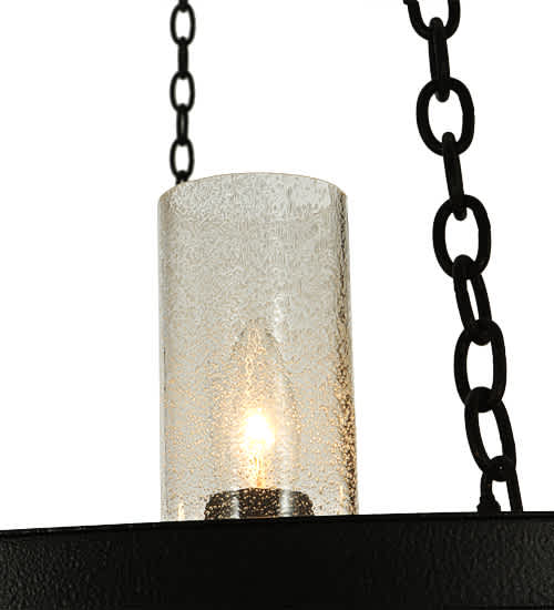 Loxley 36 Light 72" Wide Pillar Candle Style Chandelier with Clear, Seedy Glass Shades - Timeless Bronze Finish