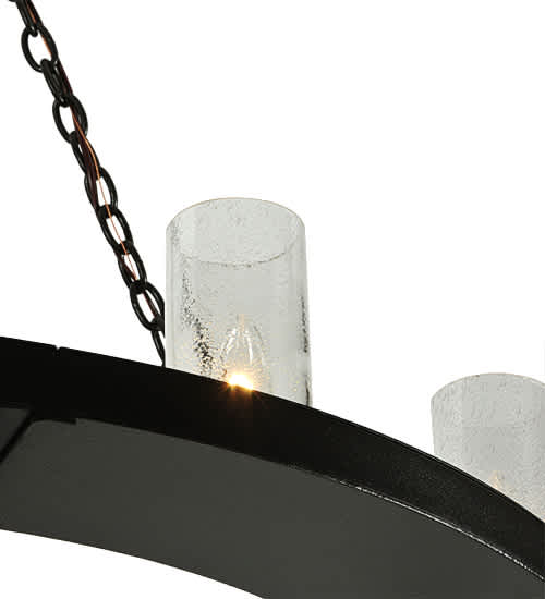 Loxley 36 Light 72" Wide Pillar Candle Style Chandelier with Clear, Seedy Glass Shades - Timeless Bronze Finish