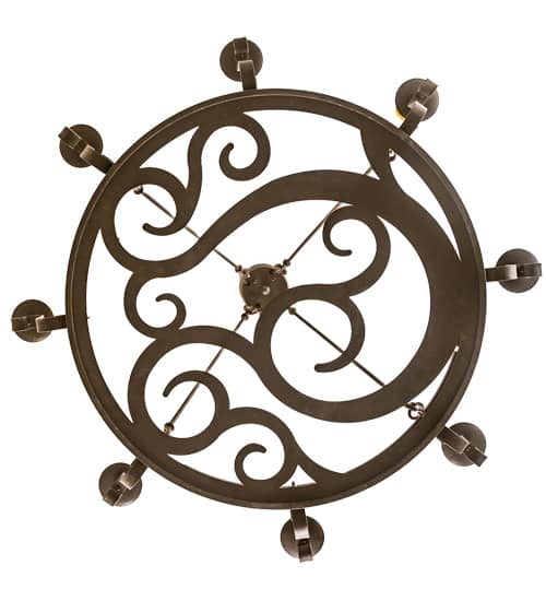 Delano 8 Light 42" Wide Taper Candle Style Chandelier - Custom Finish