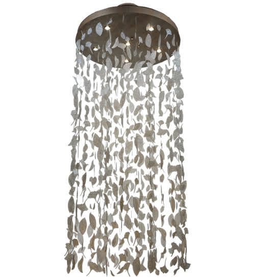 Ginkgo Leaf 6 Light 44" Wide Pendant