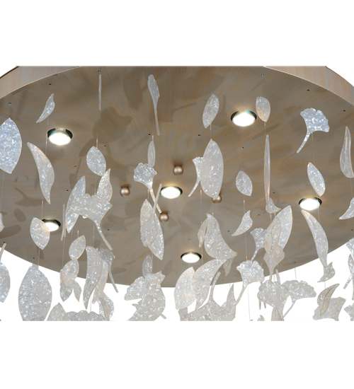 Ginkgo Leaf 6 Light 44" Wide Pendant