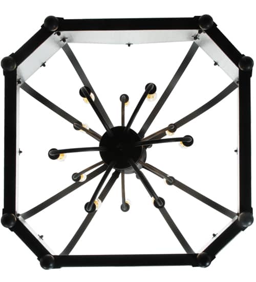 Citadel 12 Light 34" Wide Taper Candle Pendant