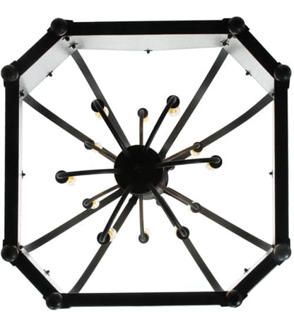 Citadel 12 Light 34" Wide Taper Candle Pendant