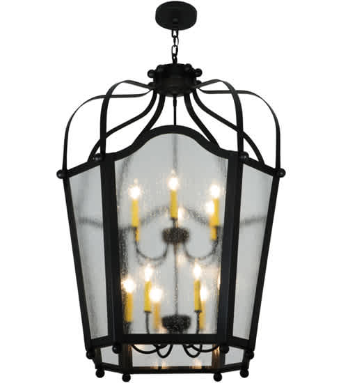 Citadel 12 Light 34" Wide Taper Candle Pendant