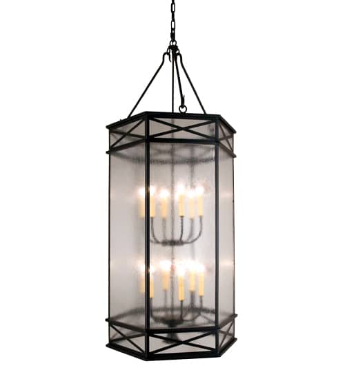 Gina 12 Light 27" Wide Taper Candle Pendant