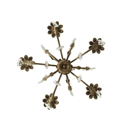 Chantilly 5 Light 24" Wide Crystal Candle Style Chandelier