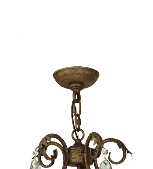 Chantilly 5 Light 24" Wide Crystal Candle Style Chandelier