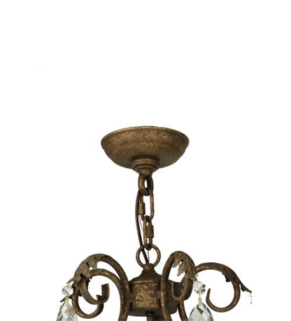 Chantilly 5 Light 24" Wide Crystal Candle Style Chandelier