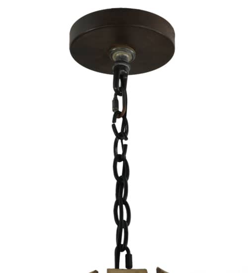 Barrel Stave Madera 8 Light 50" Wide Taper Candle Style Chandelier