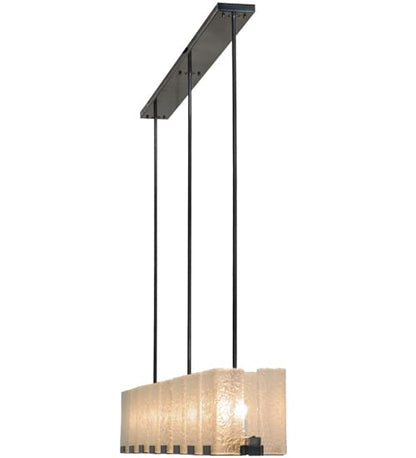 Ice Cube 8 Light 78" Wide Linear Chandelier